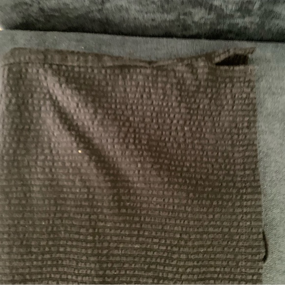 Madewell Black Seersucker Apron Tank Top XS - Picture 7 of 8